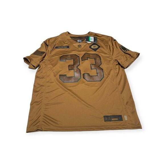 Nike Aaron Jones #33 Green Bay Packers NFL 2023 Salute to Service Jersey Size XL - Picture 1 of 8